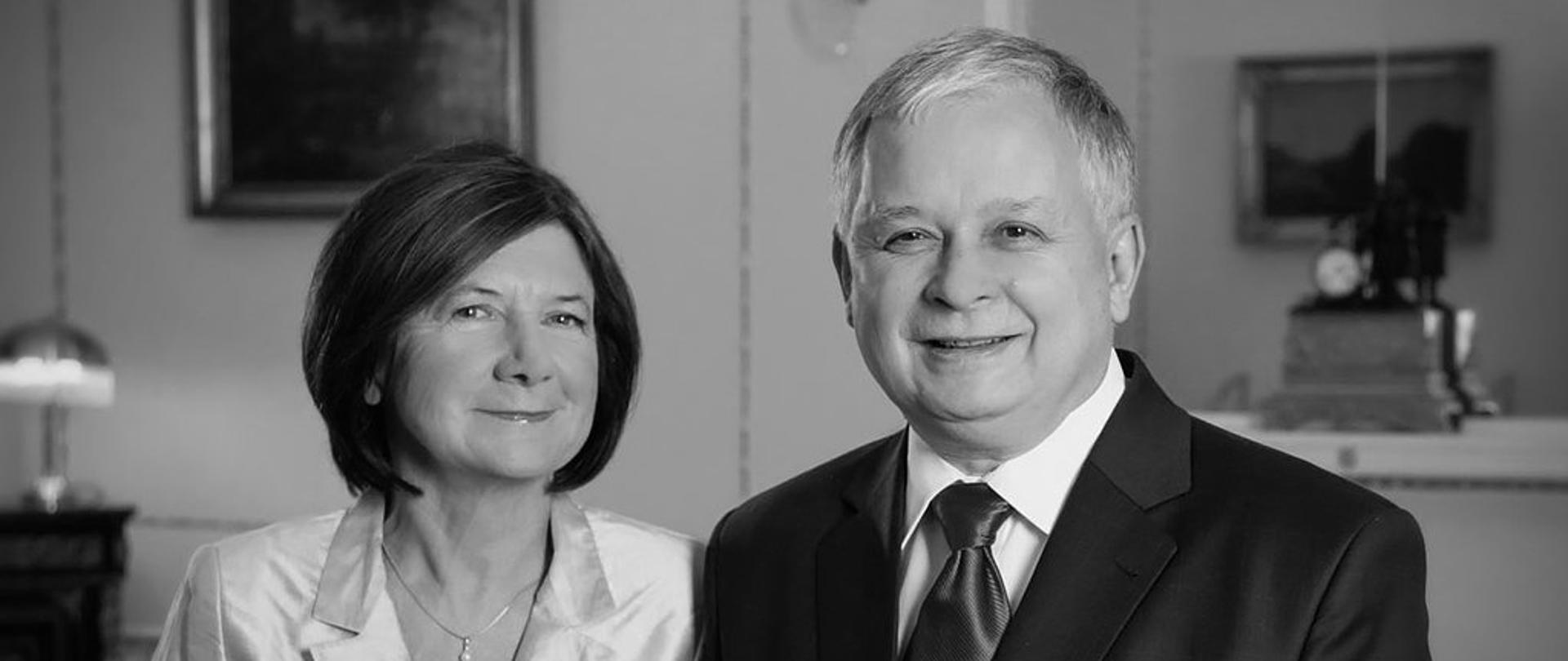The Late President Lech Kaczyński and his wife Maria Kaczyńska