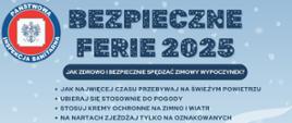 Bezpieczne Ferie 2025 - logo