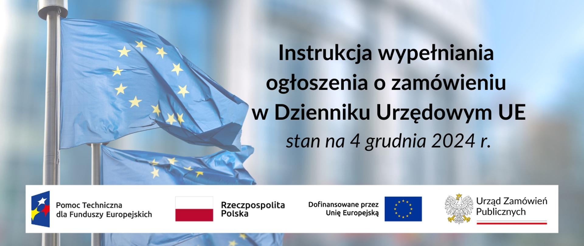 Instrukcja wypełniania ogłoszenia o zamówieniu w DUUE
