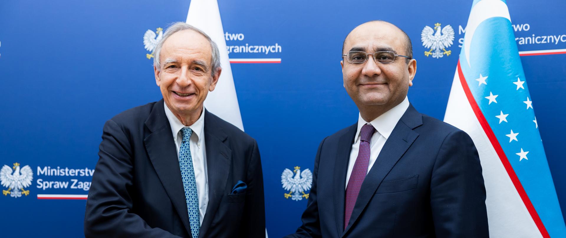 Secretary of State Władysław Teofil Bartoszewski meets with Uzbekistan’s Deputy Minister of Foreign Affairs
