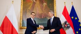 Prime Minister Mateusz Morawiecki and Chancellor of the Republic of Austria Karl Nehammer