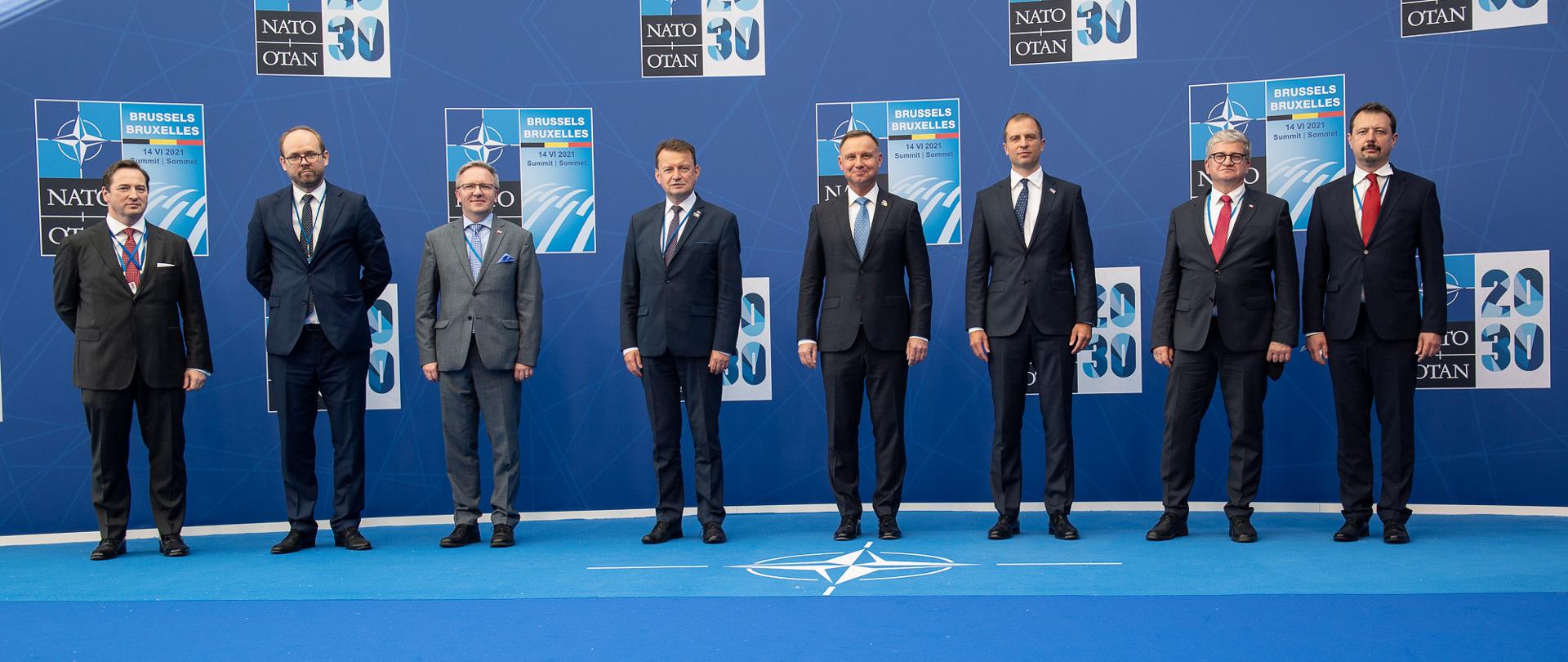 President Andrzej Duda at the NATO Summit in Brussels, 14.06.2021