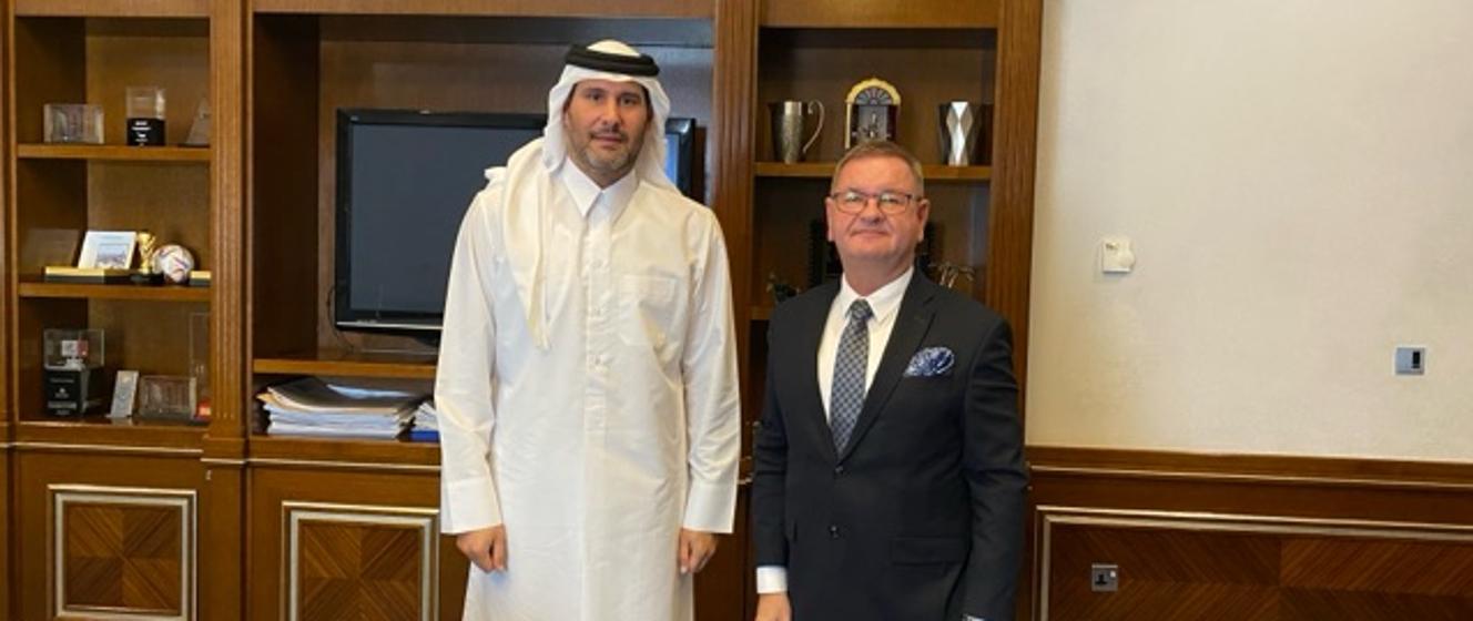 Ambassador Meets Sheikh Jassim Bin Hamad Bin Jassim Bin Jaber Al-Thani ...