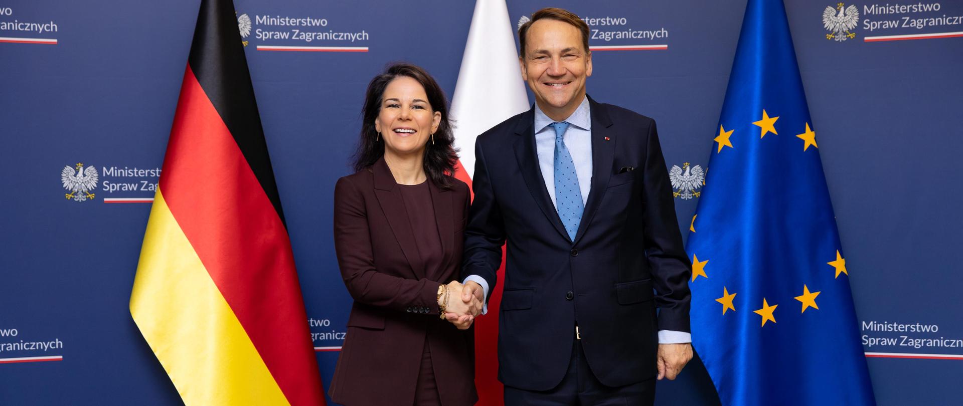 Rozmowy szefów dyplomacji Polski i Niemiec