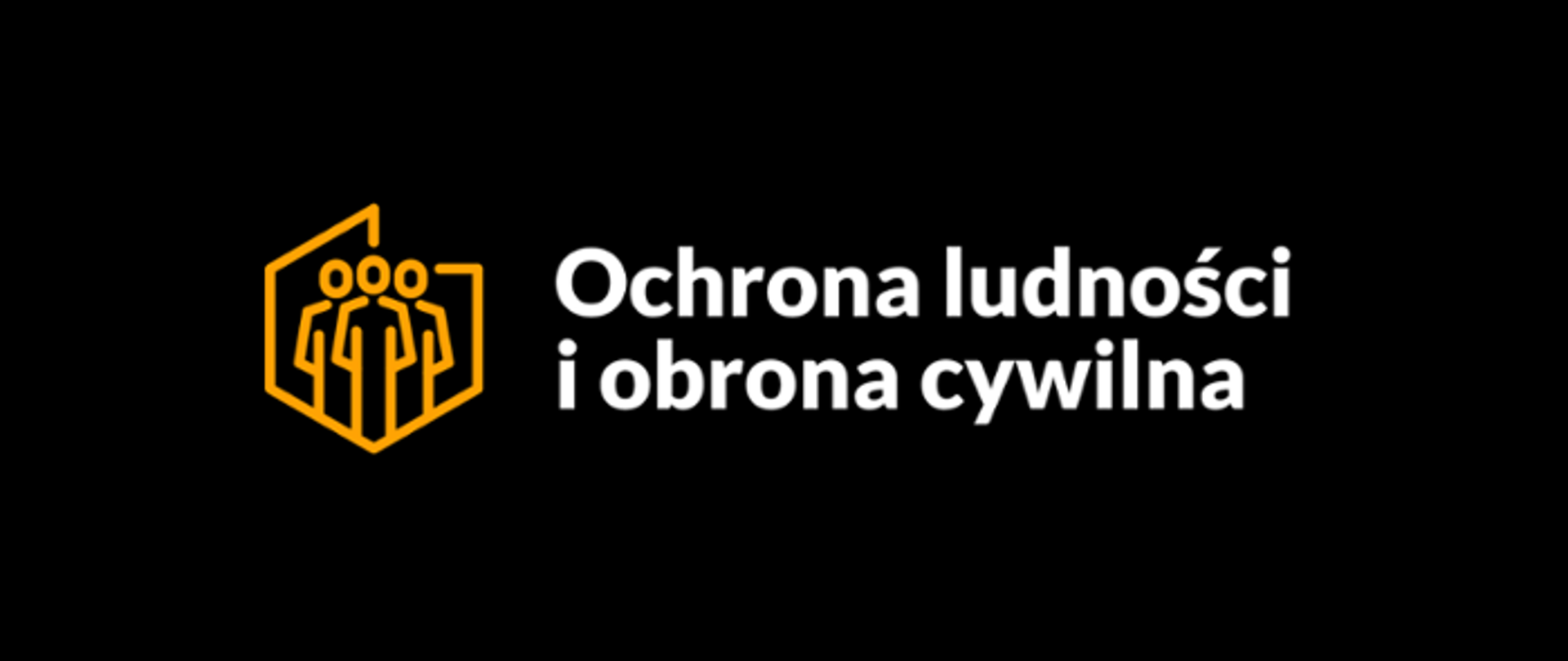 Na zdjęciu znajduje się napis Ochrona ludności i obrona cywilna