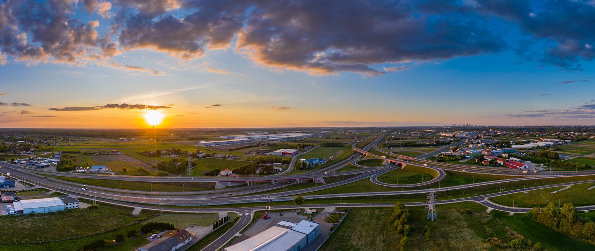 Zdjęcie panoramiczne S8 Warszawa Janki