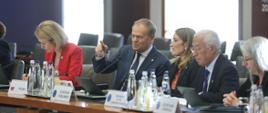 Kaja Kallas, Premier D. Tusk, Roberta Metsola, António Costa i Thérèse Blanchet