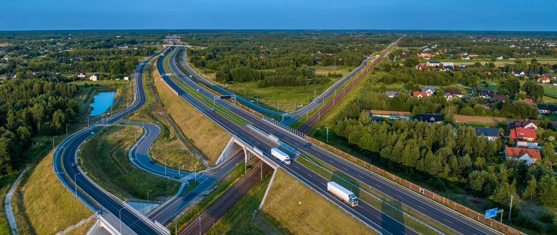 A2 Lubelska - Mińsk Mazowiecki, okolice Halinowa