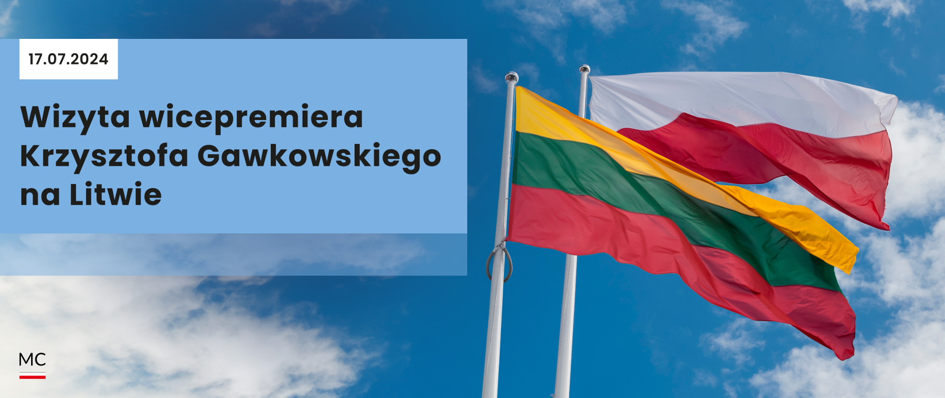 Wizyta wicepremiera Krzysztofa Gawkowskiego na Litwie
