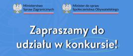 Grafika zachęcająca do udziału w konkursie na Młodzieżowego Delegata RP podczas 80. sesji Zgromadzenia Ogólnego ONZ 