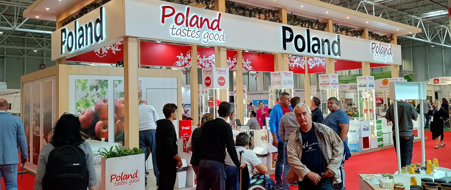 Polskie stoisko narodowe podczas targów Indagra Food 2023