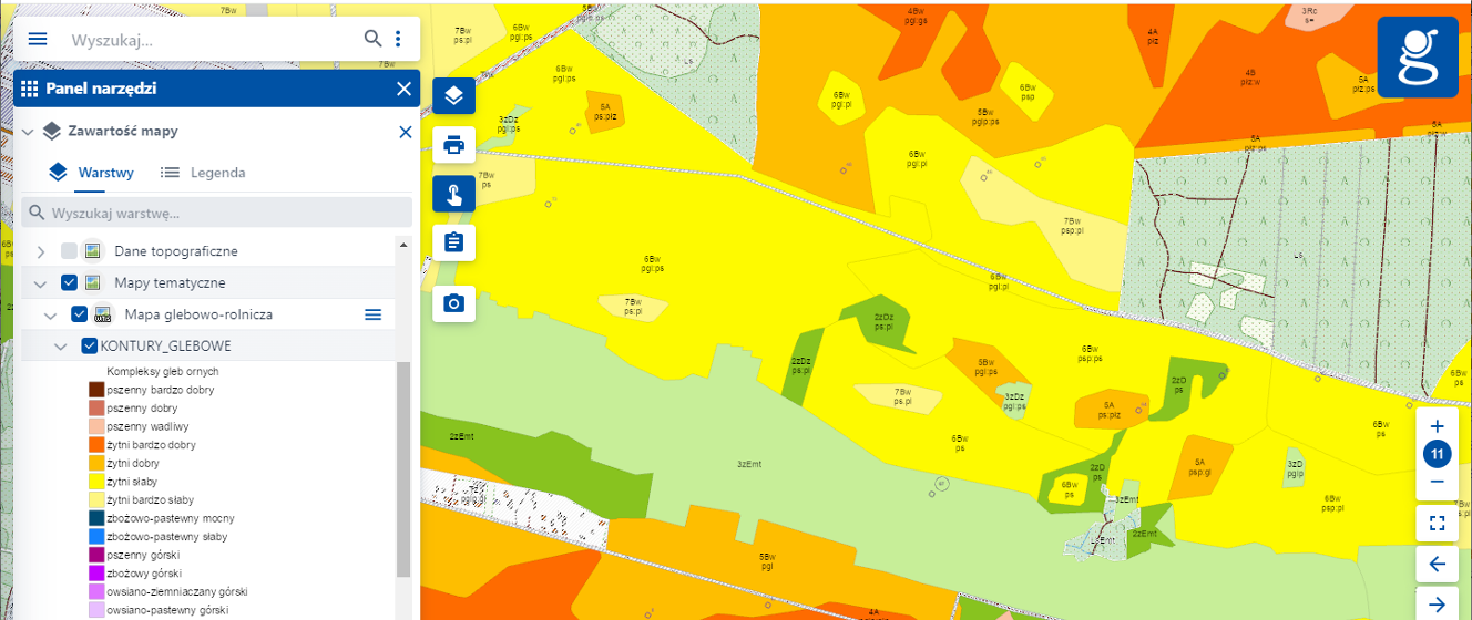 Mapa Glebowo Rolnicza W Nowym Schemacie Aplikacyjnym GML Dla