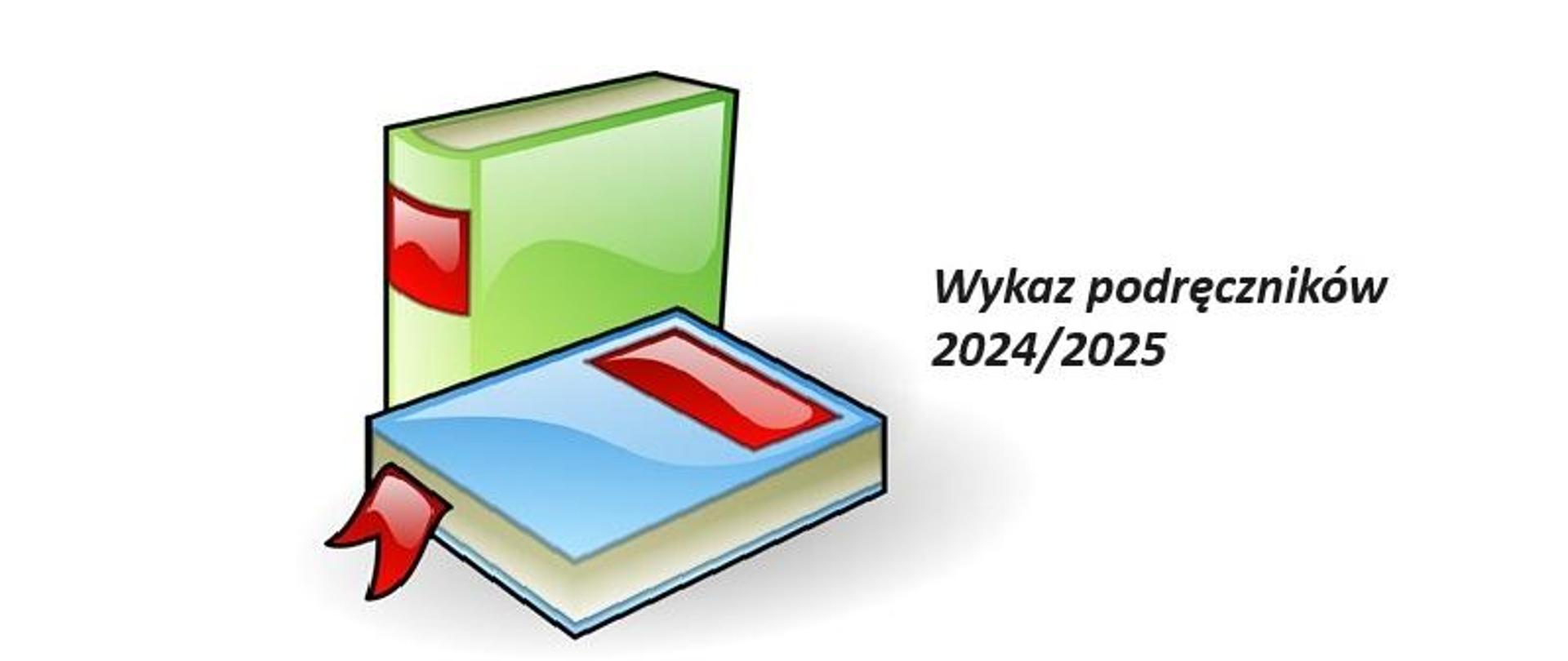 Grafika "Wykaz podręczników 2024/2025"