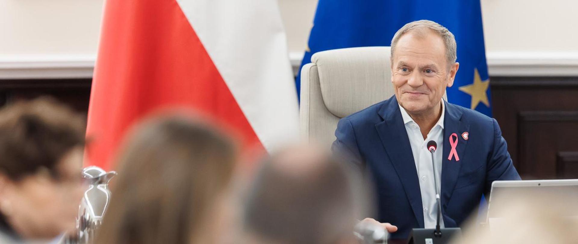 Before the start of the Council of Ministers meeting in Warsaw, Prime Minister Donald Tusk addressed voters thanking them for their trust.