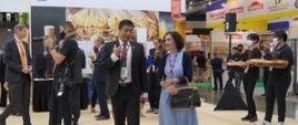 FHA Food & Beverage Fair 2022 - Ambassador RP in Singapore, Magdalena Bogdziewicz and President of Singapore Manufacturing Federation (SMF), Lennon Tan