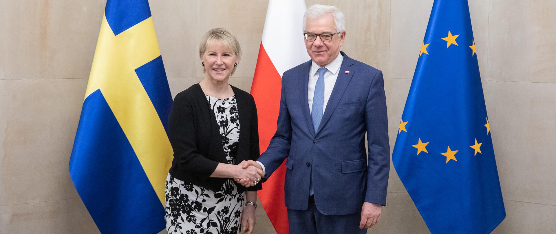 Wizyta minister spraw zagranicznych Szwecji Margot Wallstroem