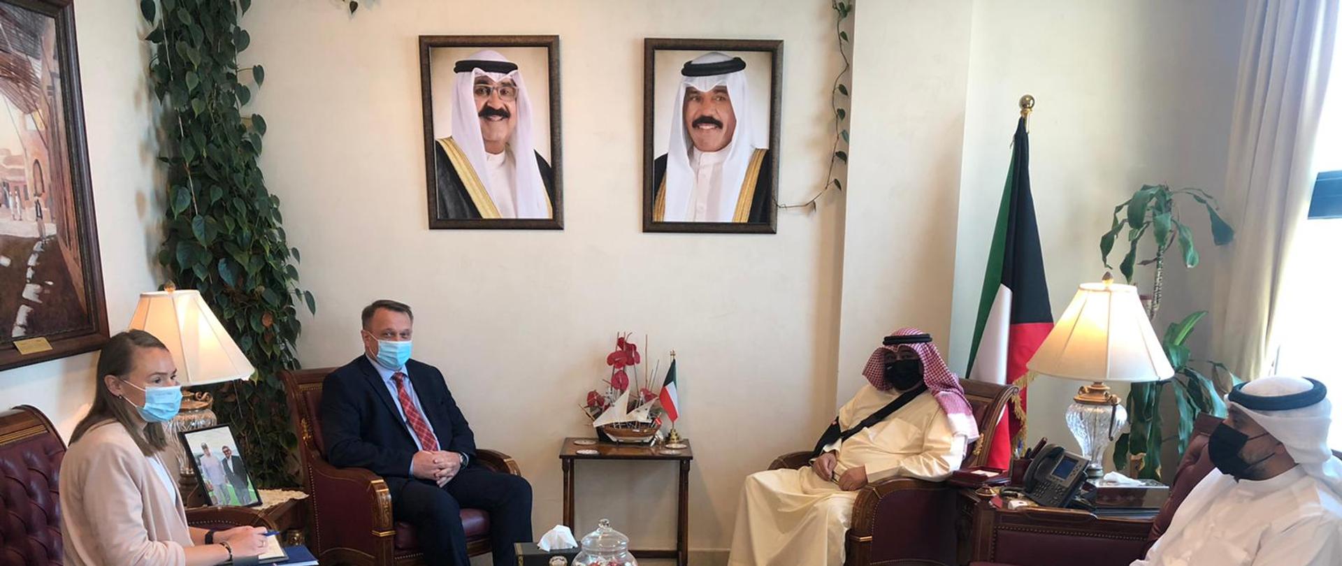 Meeting with Ambassador Ambassador Waleed Al-Khubaizi, Foreign Minister Assistant for Europe Affairs