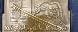 Złoty medal - nagroda w XVI Ogólnopolskim Konkursie Skrzypcowym im. Grażyny Bacewicz