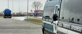 Miejsce zatrzymania do kontroli nietrzeźwego kierowcy pojazdu asenizacyjnego na ul. Żółkiewskiego w Radomiu przez funkcjonariuszy mazowieckiej Inspekcji Transportu Drogowego.