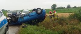 Wypadek drogowy w miejscowości Broniszów