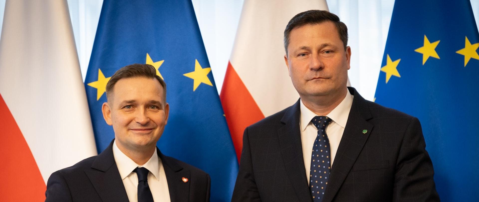 Minister Krzysztof Paszyk i wiceminister Michał Jaros 