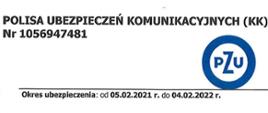 Polisa ubezpieczeniowa NNW dla uczestników transportu do punktu szczepień - skan dokumentu