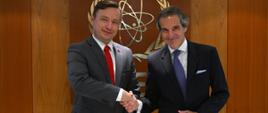 The PAA’s President, Andrzej Głowacki met with IAEA’s Director General Mariano Grossi 