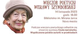 Wieczór poezji Wisławy Szyborskiej w Novo Mesto