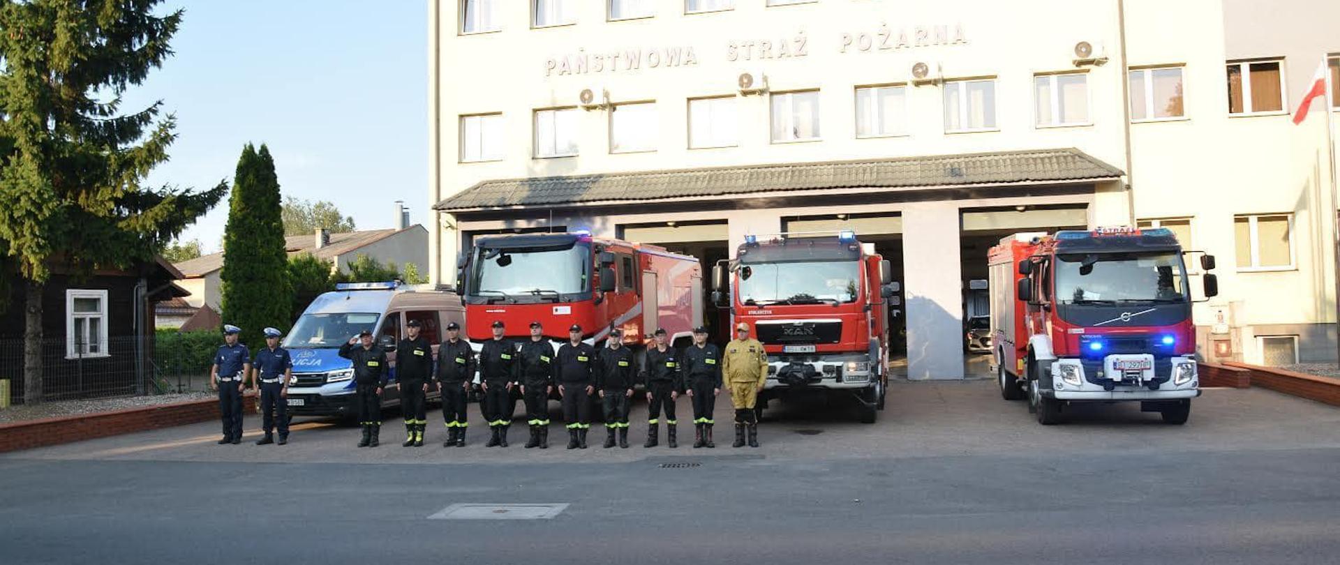 Hołd dla zmarłych strażaków z KM PSP w Poznaniu