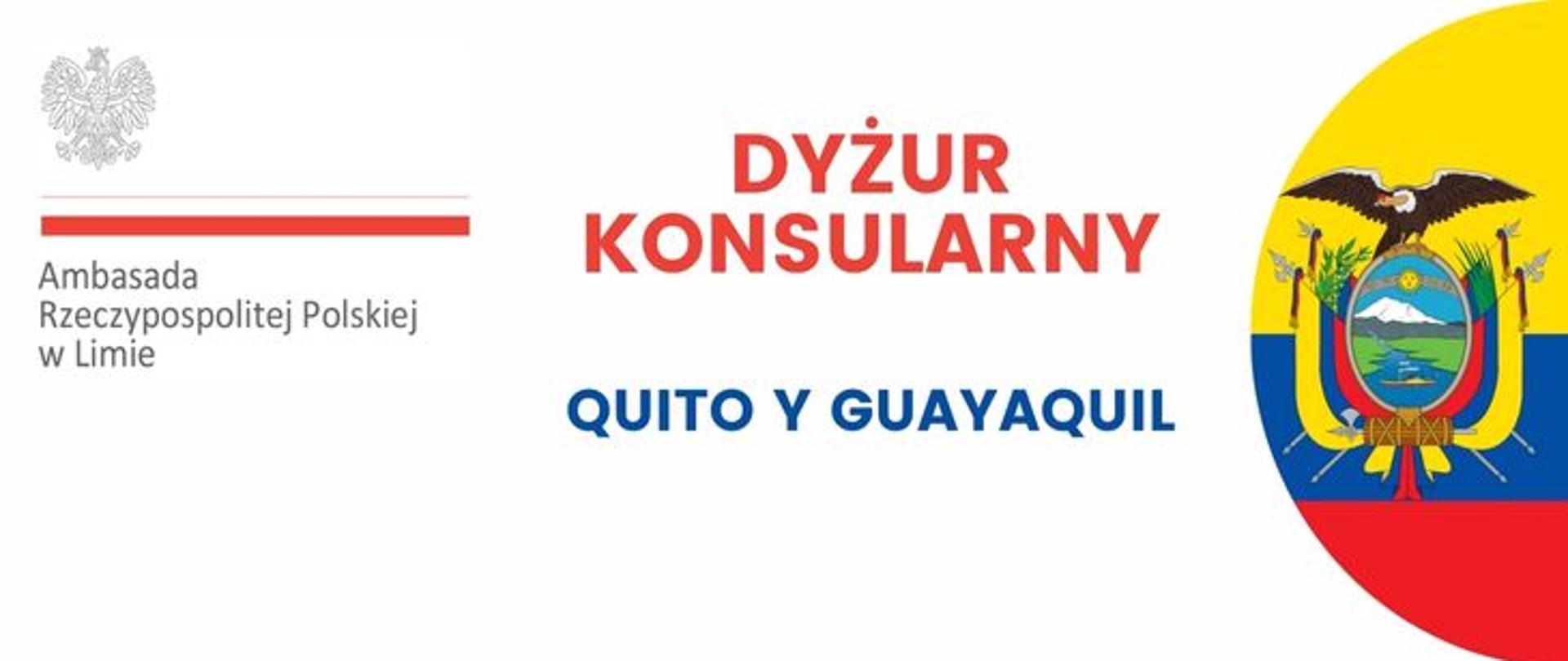 Dyżur Quito i Guayaquil