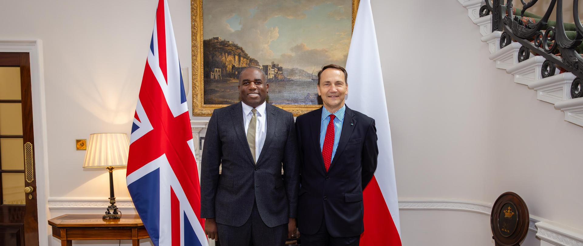 Polish Foreign Minister Radosław Sikorski met with UK Foreign Minister David Lammy