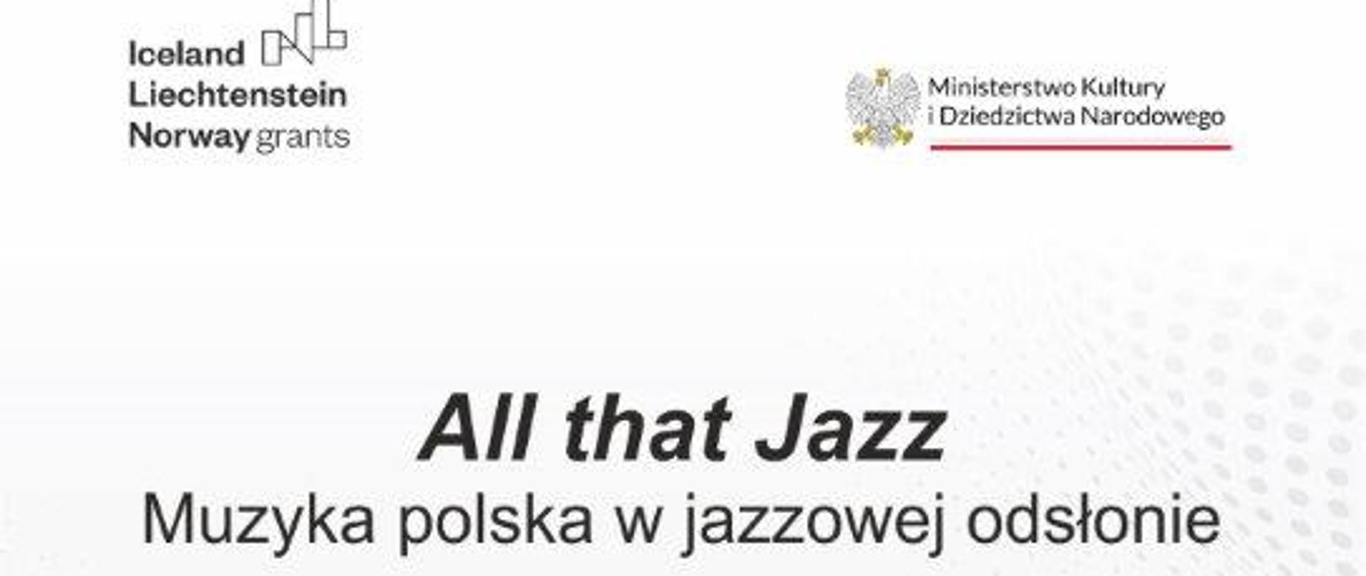 Plakat dotyczący muzyki polskiej w jazzowej odsłonie