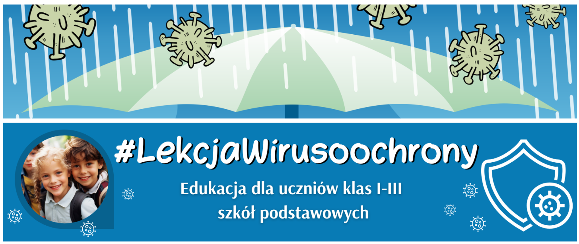 Baner akcji #lekcja wirusoochrony