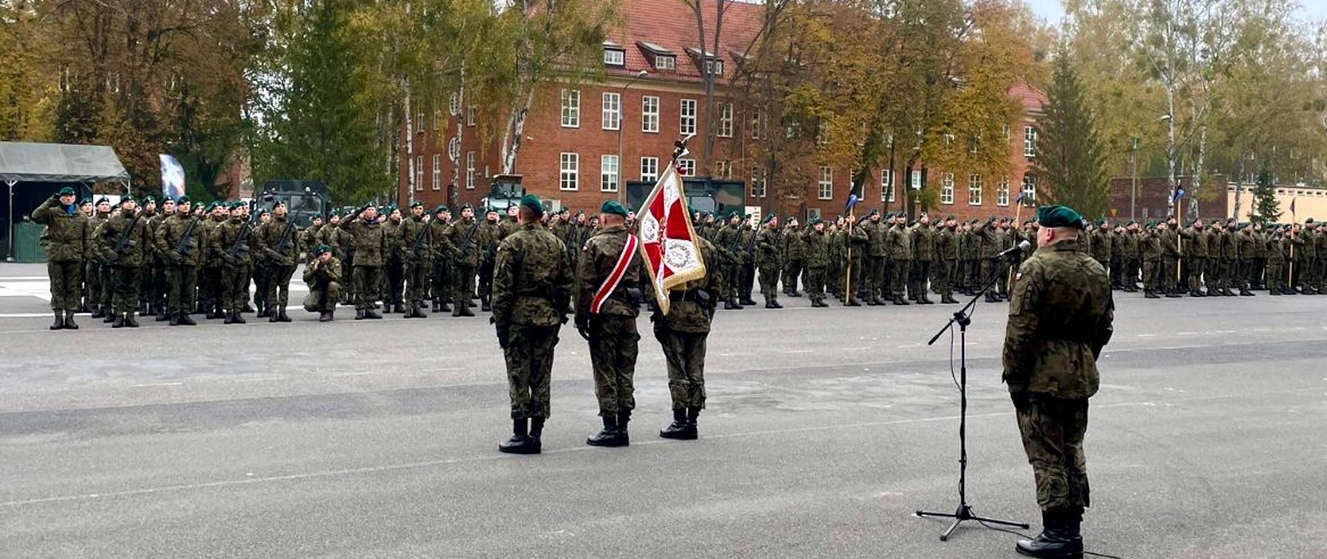 Obchody święta 9. Olsztyńskiego Batalionu Dowodzenia oraz Przysięga Żołnierzy DZSW.