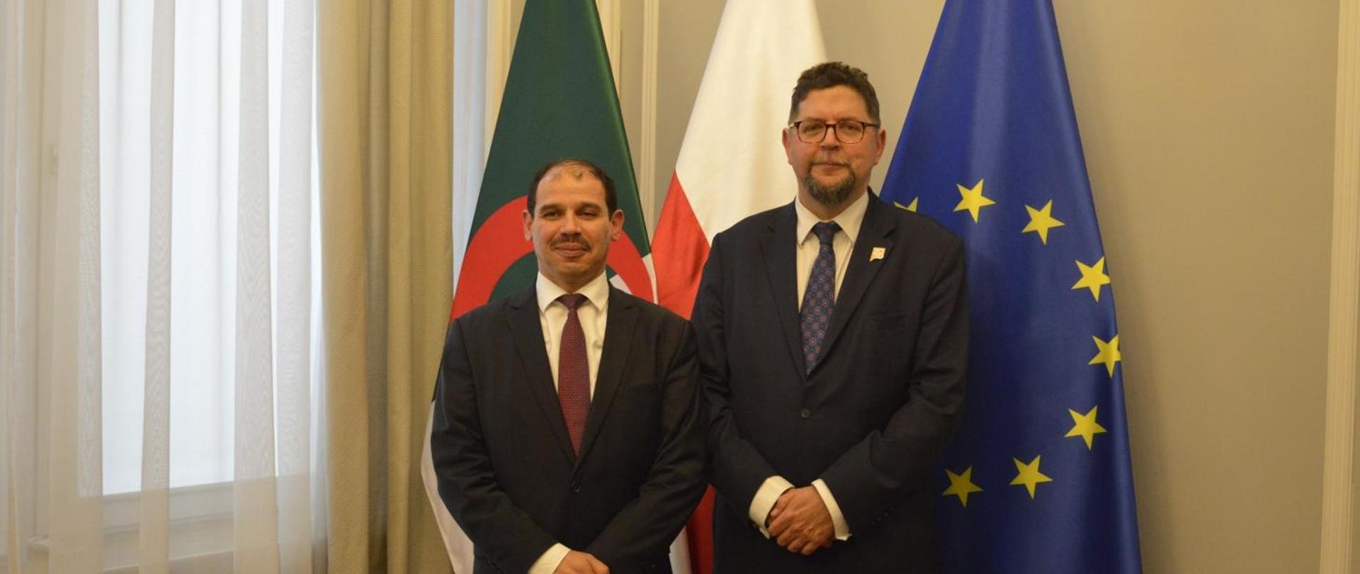 Meeting between Deputy Minister Andrzej Szeptycki and the Algerian ambassador