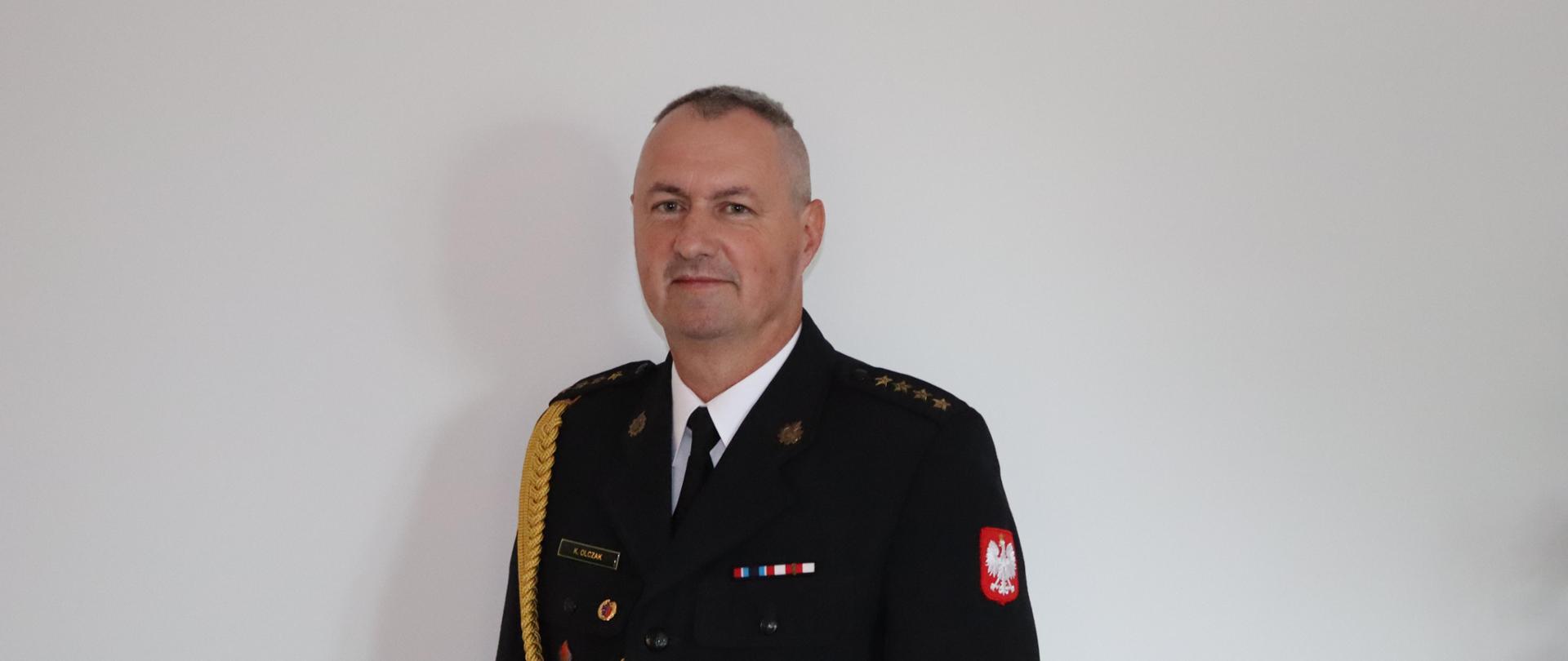 Komendant Powiatowy st.kpt. Krzysztof Olczak