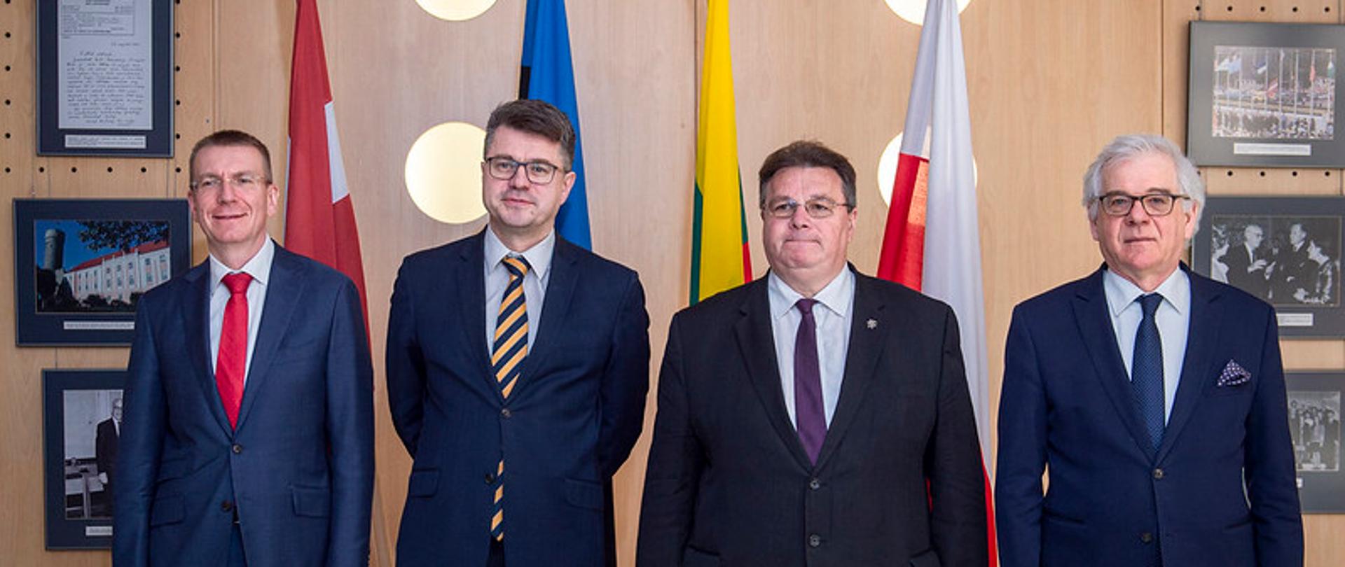 Ministrowie sz Polski, Litwy, Łotwy i Estonii