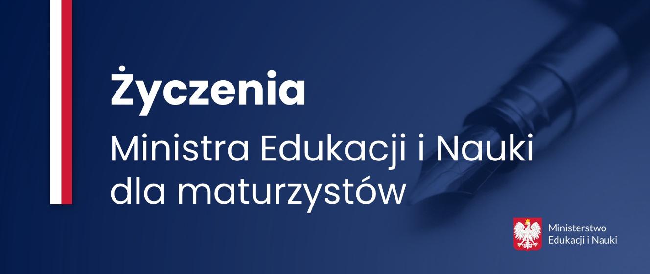 Yczenia Ministra Edukacji I Nauki Dla Maturzyst W Ministerstwo