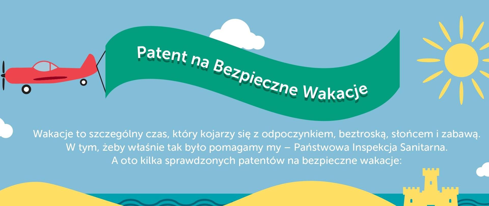Ulotka-Patent na bezpieczne wakacje