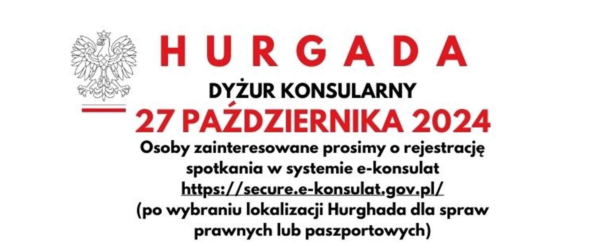 Hurghada dyżur konsularny