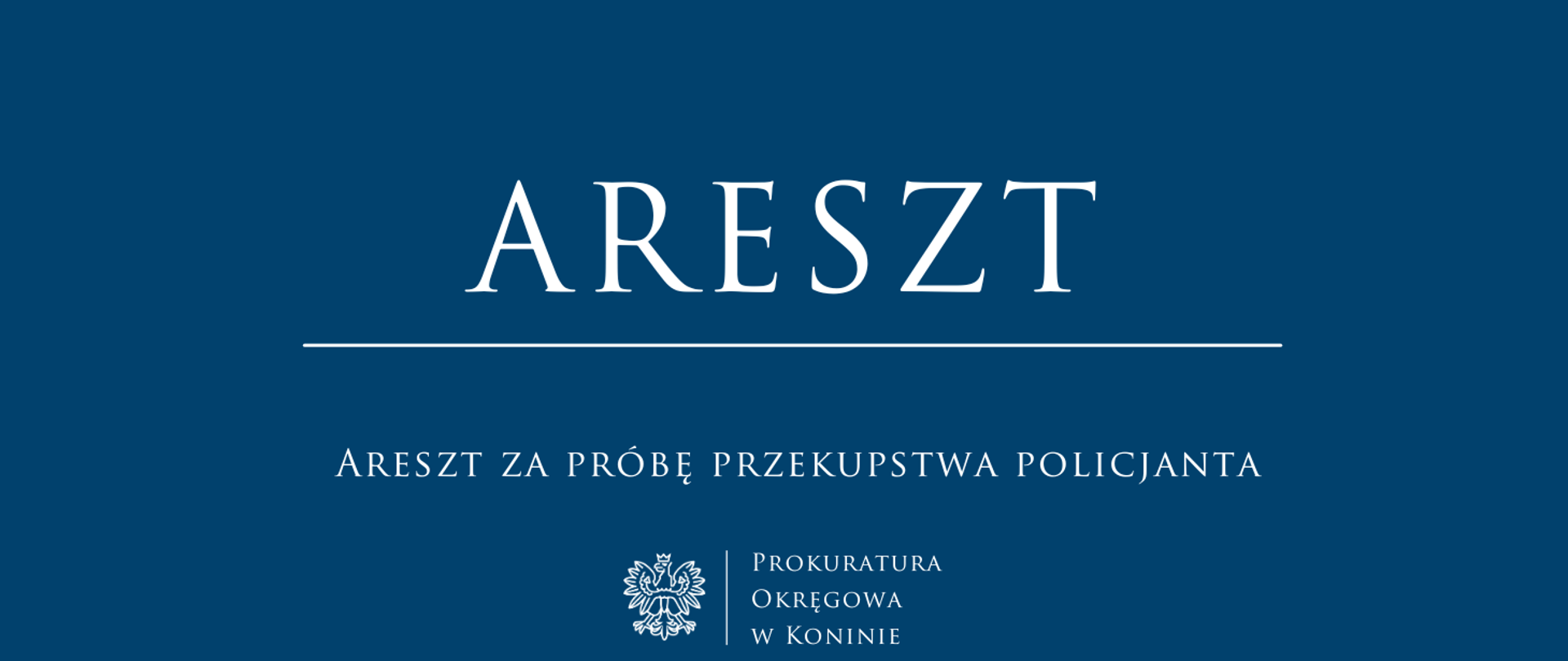 Areszt za próbę przekupstwa policjanta