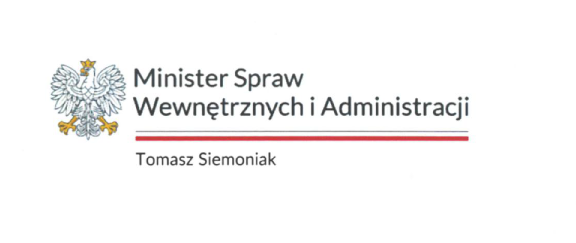 Minister Spraw Wewnętrznych i Administracji Tomasz Siemoniak