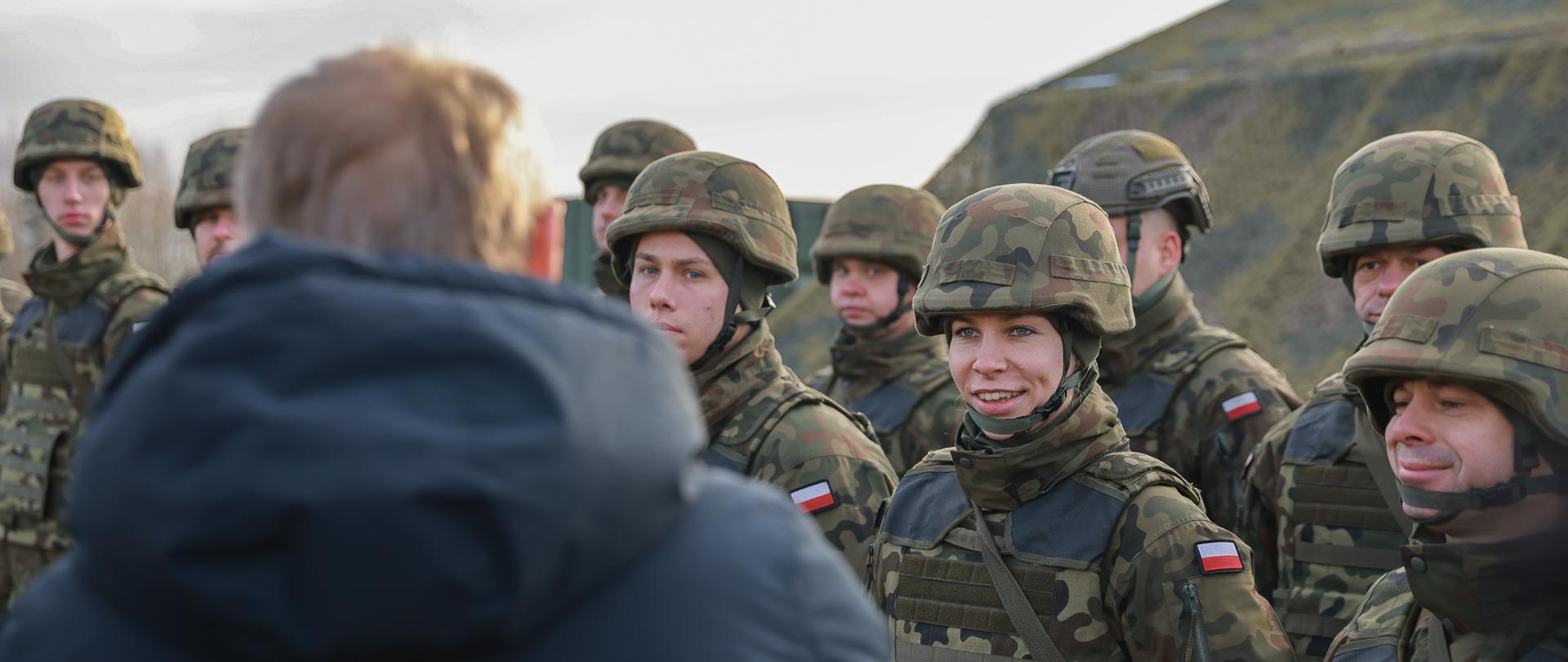 Pierwszy odcinek przygranicznych fortyfikacji niedaleko miejscowości Dąbrówka.