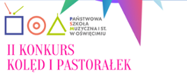 Afisz z zaproszeniem na II Konkurs Kolęd i Pastorałek