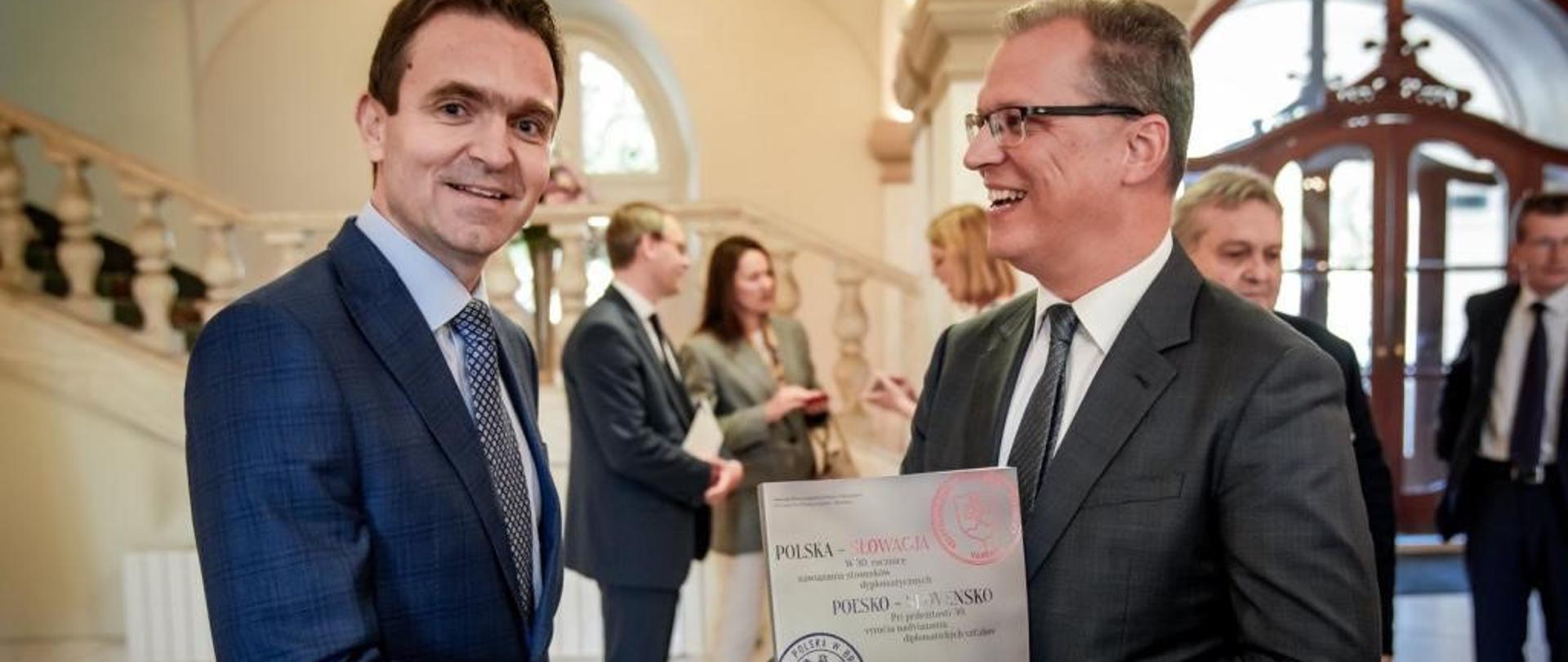 Pożegnalna wizyta ambasadora RP u premiera RS