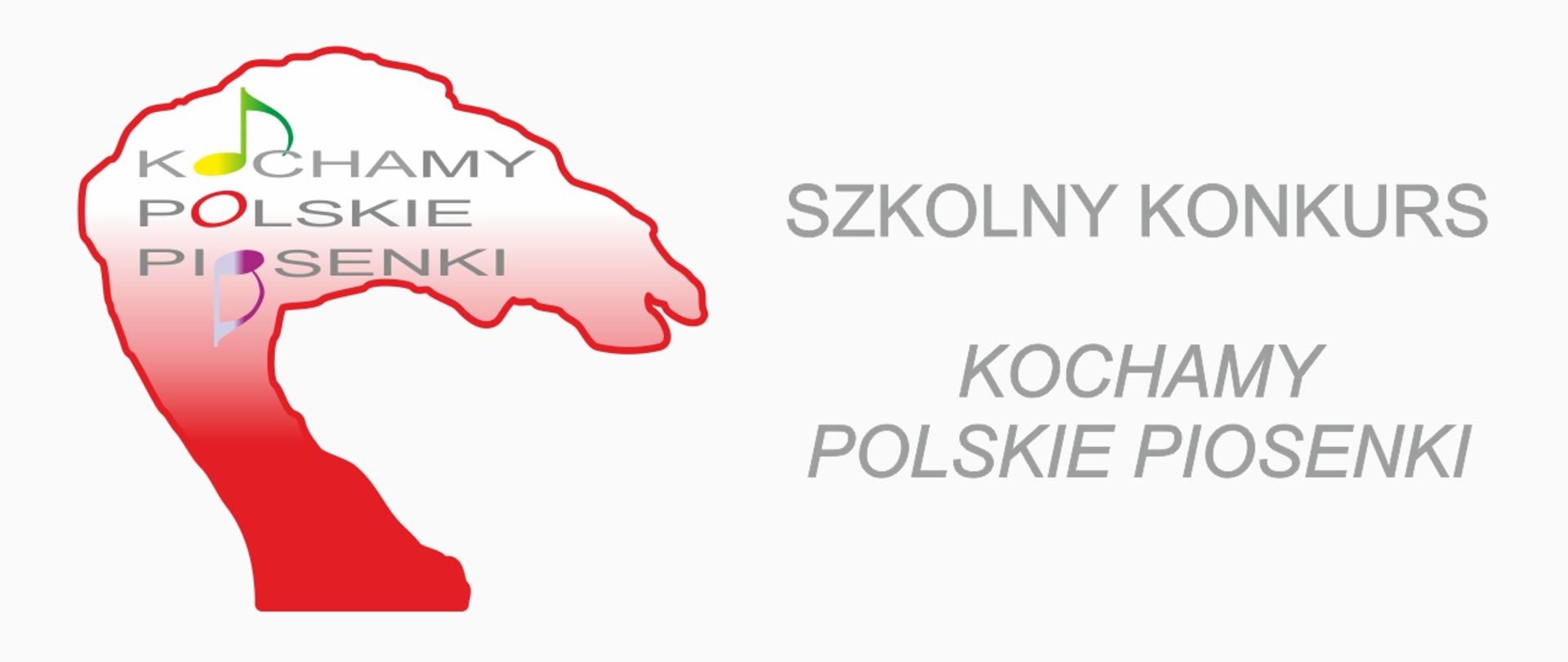 Logo Szkolnego Konkursu "Kochamy polskie piosenki"