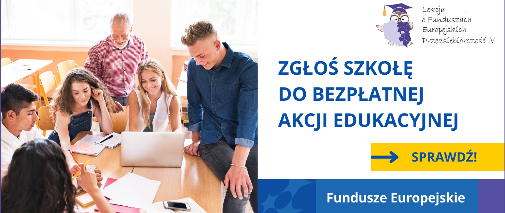 Od pomysłu do biznesu: startuje rekrutacja do nowej edycji „Lekcji o Funduszach Europejskich” w Polsce Wschodniej