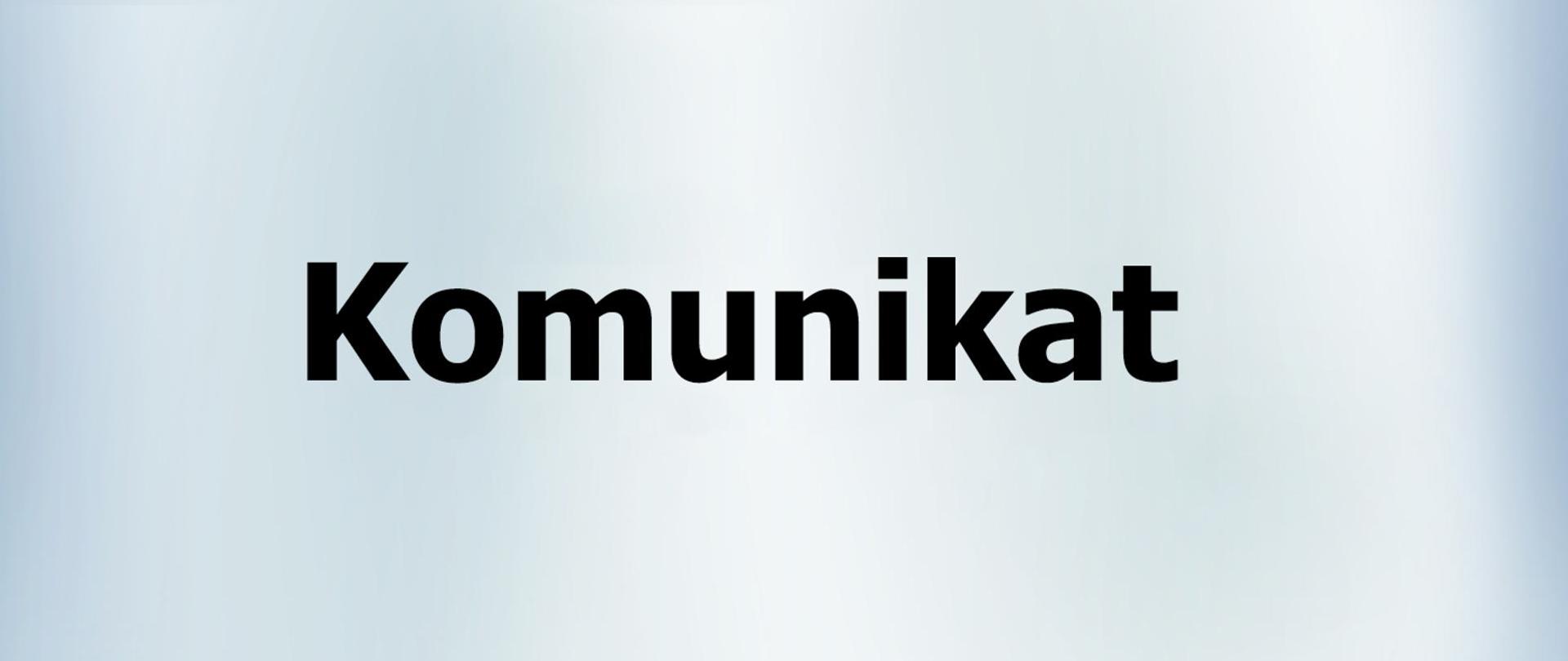 Komunikat