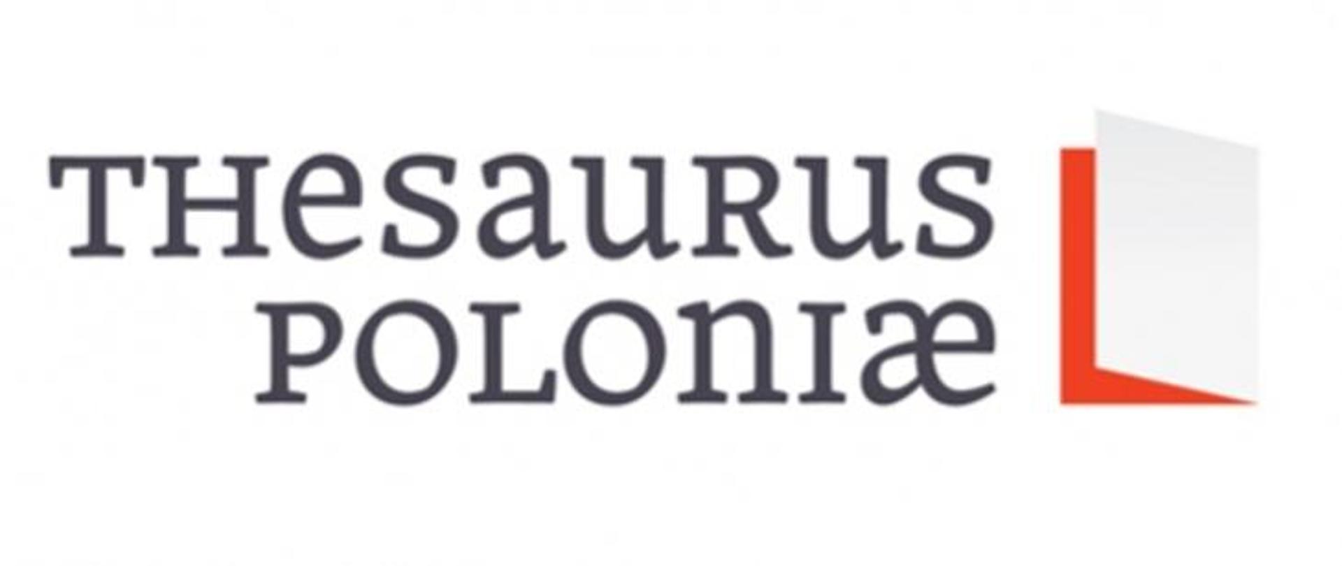 Logo programu Thesaurus Poloniae