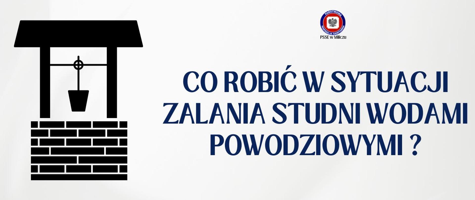 CO ROBIĆ W SYTUACJI ZALANIA STUDNI WODAMI POWODZIOWYMI